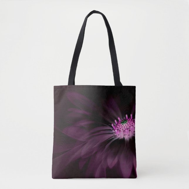 Bolsa Tote Flowers | Purple Daisy (Frente)