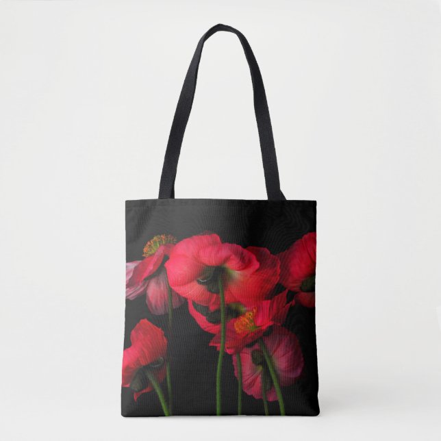 Bolsa Tote Flowers | Red Poppies (Frente)