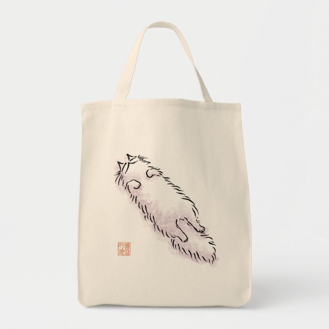 Bolsa Tote Fluffy Flop Cat (Frente)