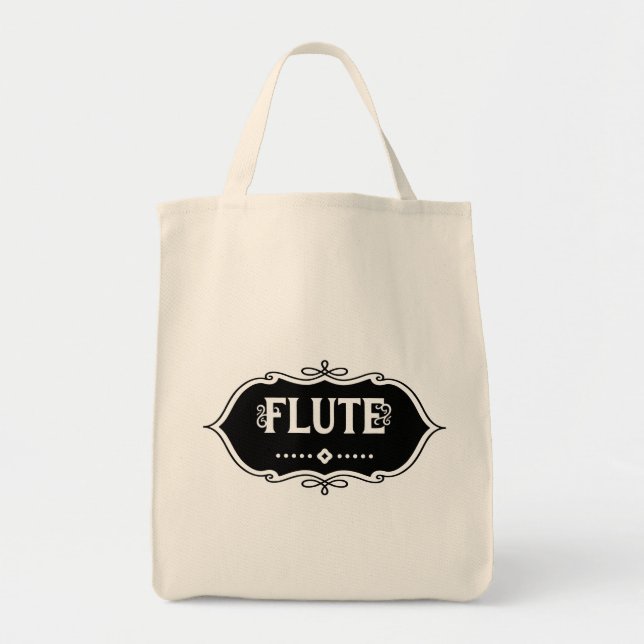 Bolsa Tote Flute Emblem (Frente)