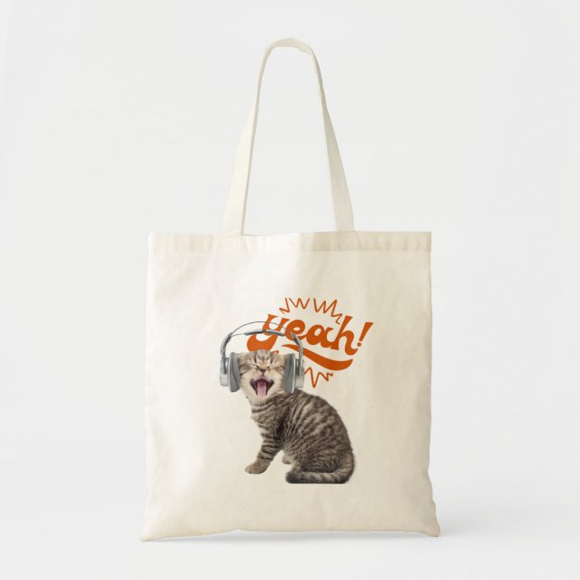 Bolsa Tote Fluttering cat (Frente)