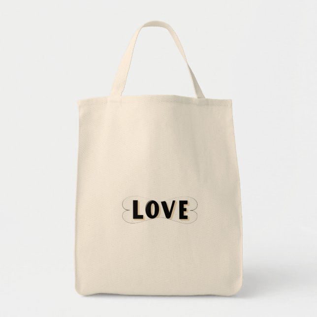 Bolsa Tote Fluxo de Amor (Frente)