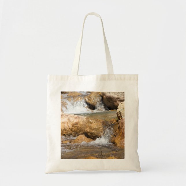 Bolsa Tote Fluxo de tempestade em primavera (Frente)