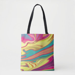 Bolsa Tote Fluxo líquido moderno de textura simples de grani