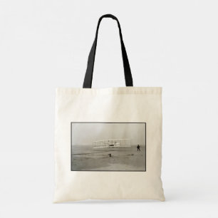 Bolsa Tote Flyer dos Irmãos Wright Primeiro Vôo de Avião Avia