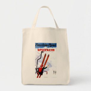 Bolsa Tote Flyer Flexível Splitkein Wooden Promo