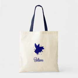 Bolsa Tote Flying Pig Believe
