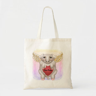 Bolsa Tote Flying Pig Love