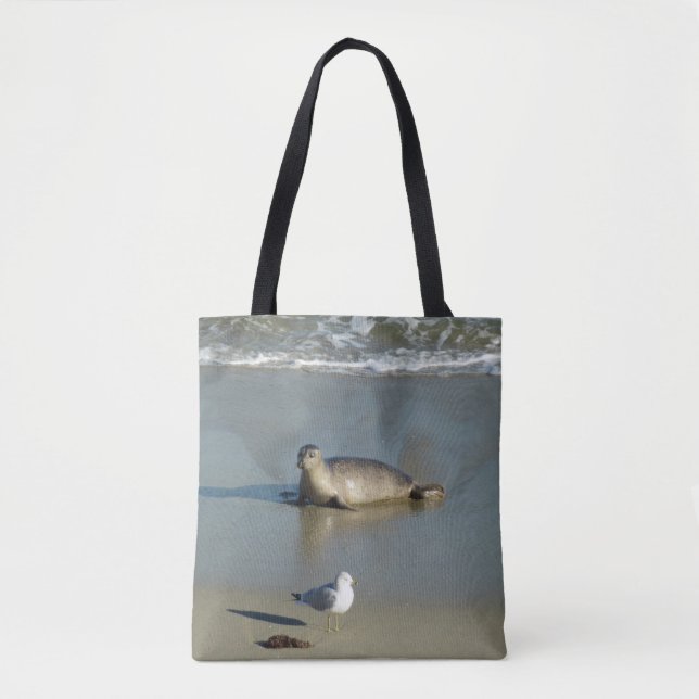Bolsa Tote Foca-comum em La Jolla Califórnia (Frente)