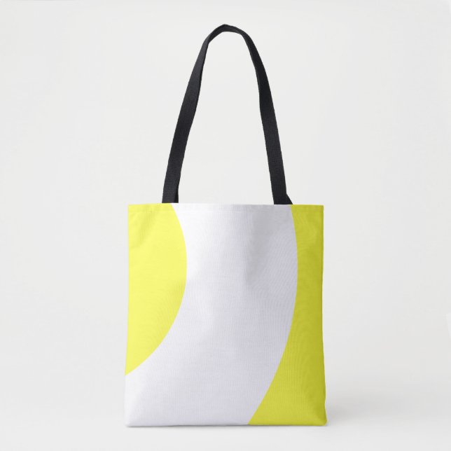 Bolsa Tote Fofo Amarelo e Branco (Frente)