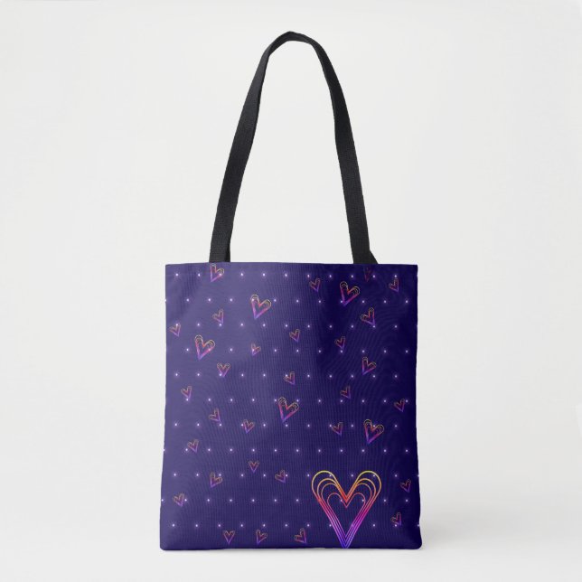 Bolsa Tote fofo corajoso (Frente)