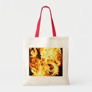 Bolsa Tote Fogo & Chamas Queimando Toalha de Fiery