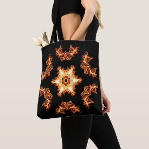 Bolsa Tote Fogo Silky da Galáxia