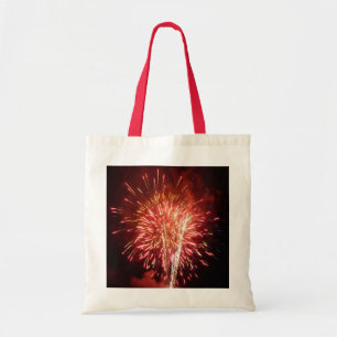 Bolsa Tote Fogo Vermelho, Branco e Azul II Patriótico