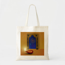Bolsa Tote Fogueira Feliz Diwali Festiva - Tote Econômico