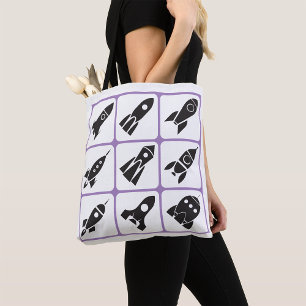 Bolsa Tote Foguetes