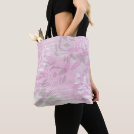Bolsa Tote Folha botânica floral abstrata moderna e elegante