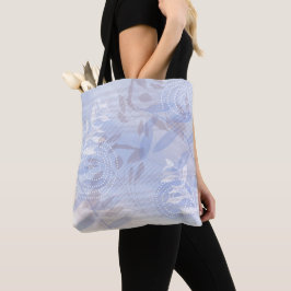Bolsa Tote Folha botânica floral abstrata moderna e trendy