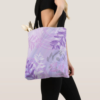 Bolsa Tote Folha botânica moderna do abstrato floral da Tendy