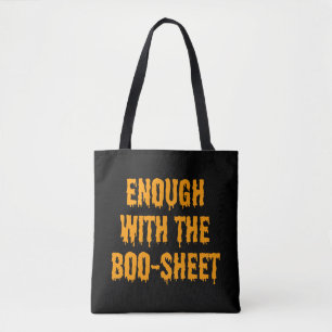 Bolsa Tote Folha de cor laranja simples, Dia de as Bruxas eng