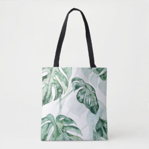 Bolsa Tote Folha de divisão de palma tropical