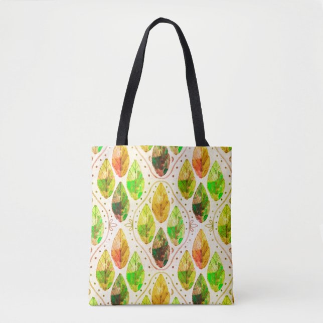 Bolsa Tote Folha de Outono (Frente)