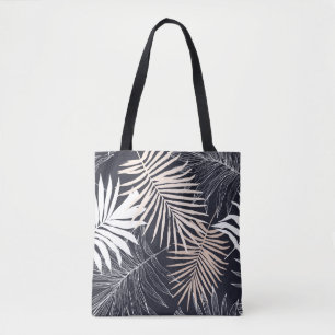 Bolsa Tote Folha tropical botânica: gráfico de safra