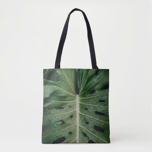 Bolsa Tote Folha verde (Frente)