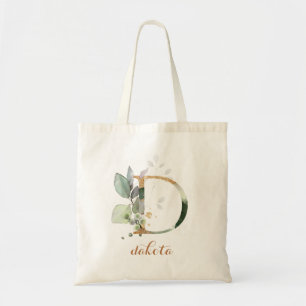 Bolsa Tote Folhagem Foliar Foliar Dourada Greenerada Personal