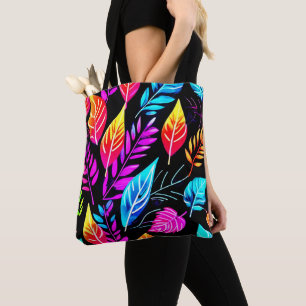 Bolsa Tote Folhagem Tropical: Arte Folha