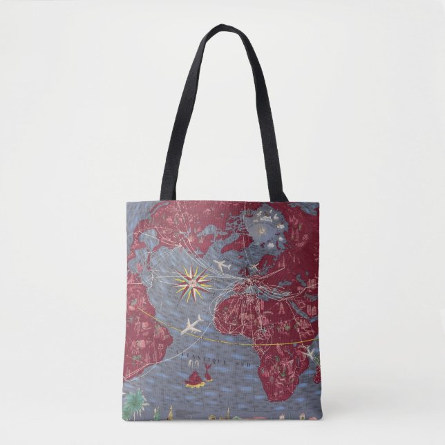 Bolsa Tote Folhas 1-8: Air France (Frente)