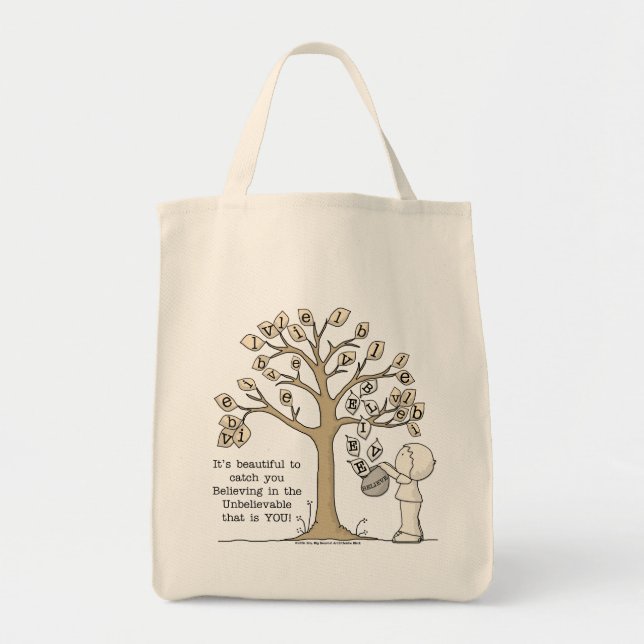 Bolsa Tote 'FOLHAS' - Apanhando Folhas (Frente)