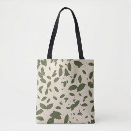 Bolsa Tote Folhas Caindo Outono Verde Oliva