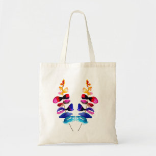 Bolsa Tote Folhas coloridas adoráveis aquarela