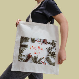 Bolsa Tote Folhas de árvore de Natal Tote Bag