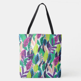 Bolsa Tote Folhas de Boho