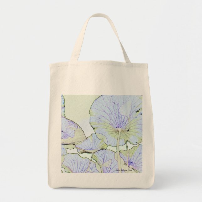 Bolsa Tote Folhas de Lotus (Frente)