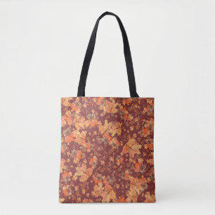 Bolsa Tote Folhas de Mapeamento de outono