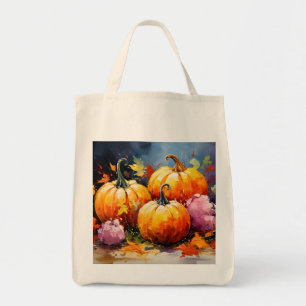 Bolsa Tote Folhas de outono Russas Coloridas de Bombaim