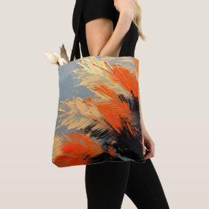 Bolsa Tote Folhas de Palmeira – Movimento Tropical Abstrato