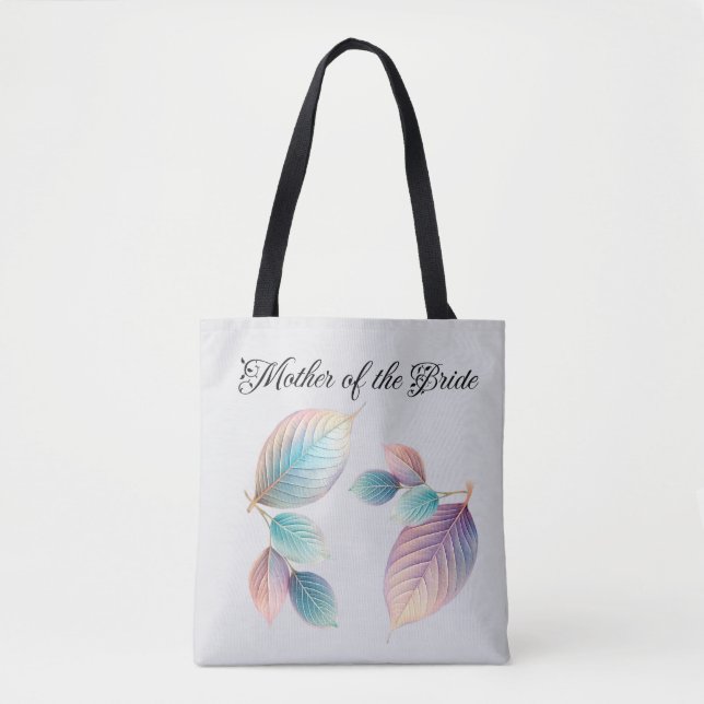 Bolsa Tote Folhas de Pedra Bronca de Beleza Eetérea (Frente)