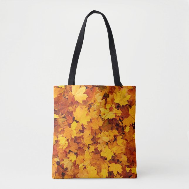 Bolsa Tote Folhas do Autumn Maple (Frente)