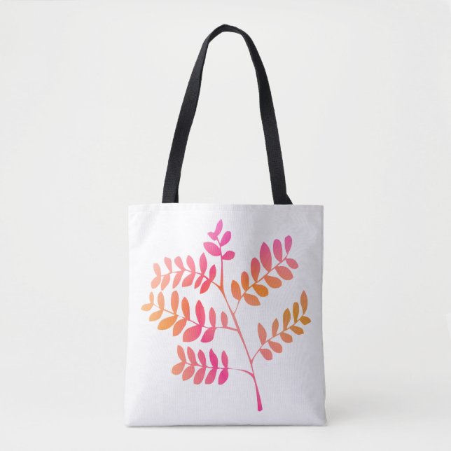 Bolsa Tote Folhas Sunset (Frente)
