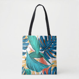 Bolsa Tote Folhas tropicais de palmeira