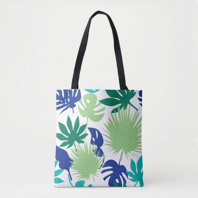 Bolsa Tote Folhas tropicais, folhas (Frente)