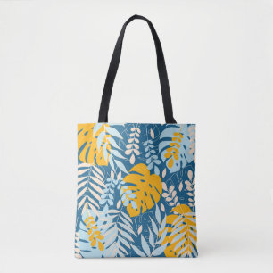 Bolsa Tote Folhas Tropicais: Selva Abstrato