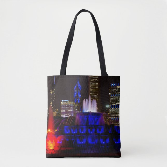 Bolsa Tote Fonte de Buckingham Azul (Frente)
