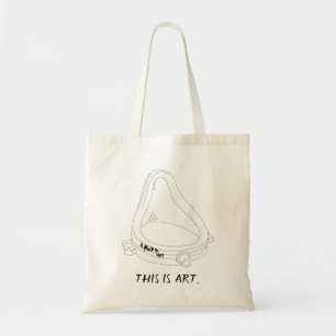 Bolsa Tote Fonte de Marcel Duchamp R. Mutt 1917