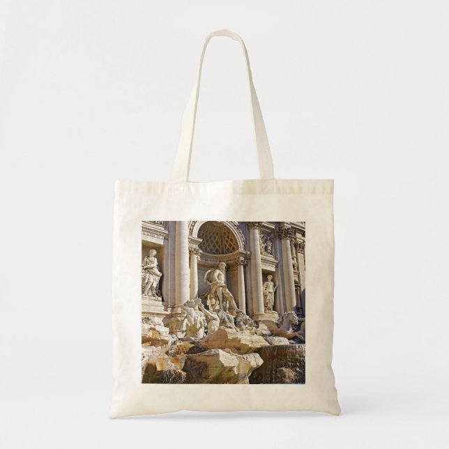 Bolsa Tote Fonte de Trevi Roma Fotografia (Frente)
