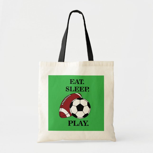 Bolsa Tote Football Soccer Player Coach  (Frente)